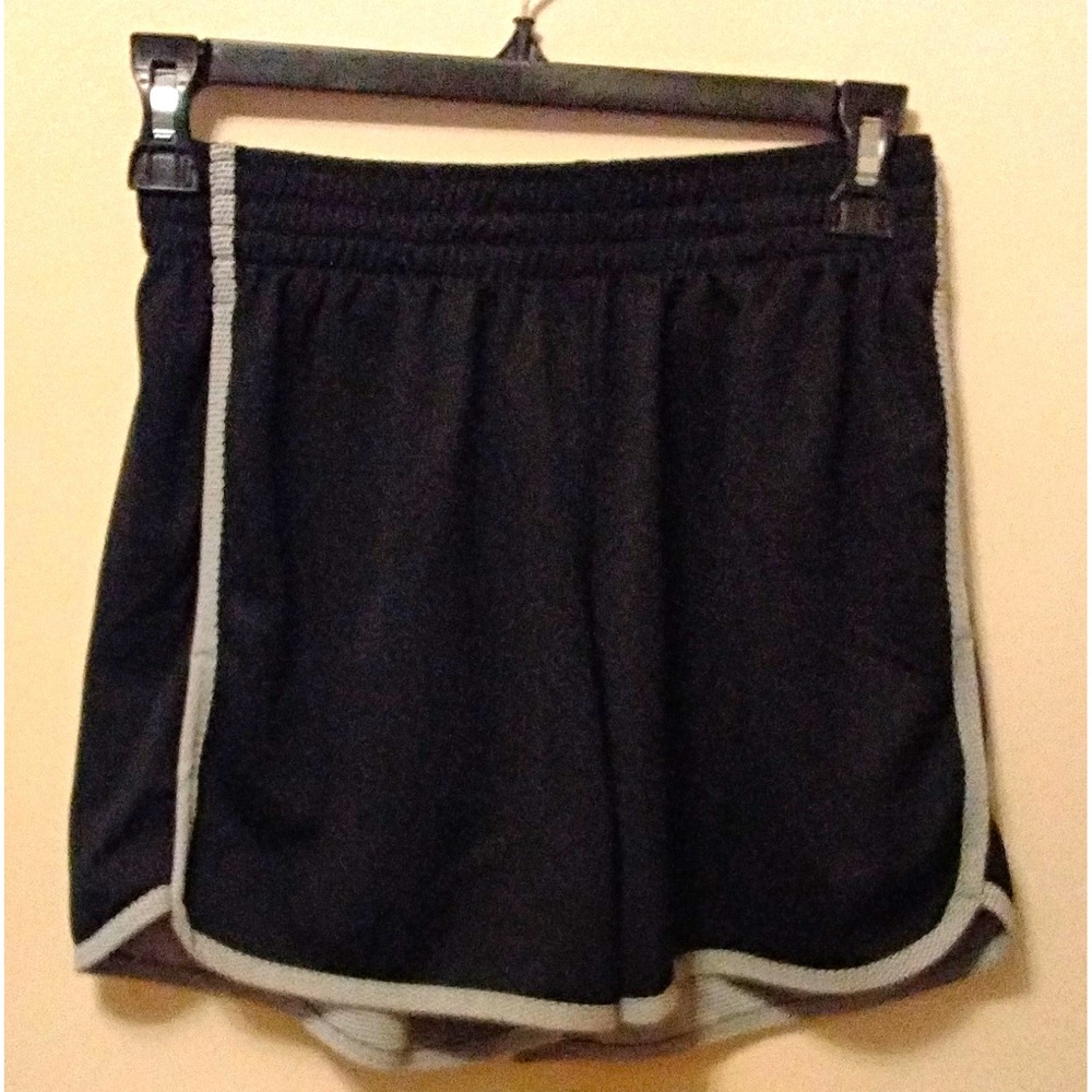 C9 Women's Running Athletic Shorts Black/White Trim Pull-On 3" Inseam Small